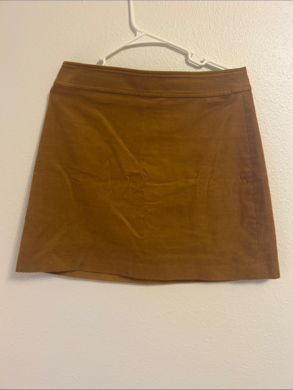 J. Crew Rust Corduroy Mini Skirt